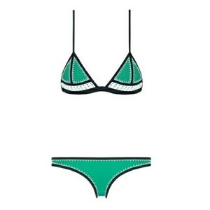 FLORAVOGUE | Crochet Neoprene Bikini | Green